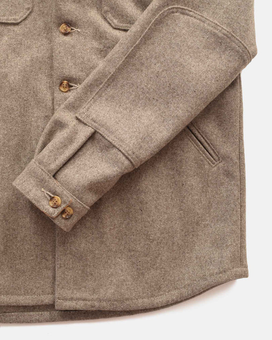 Dehen Crissman Overshirt at 6Whiskey six whisky color oatmeal mens fall jacket