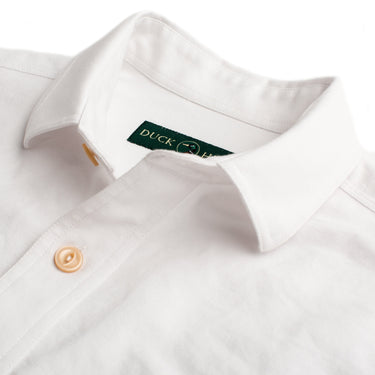 Duck Head Double Chest Pocket Mens White button down 100% cotton at 6Whiskey six whisky 
