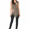 DDR Three Feather Leopard Tank Top at 6Whiskey six whisky in Cynthia spring collection T3426