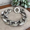 Love Tokens Men’s sliver chain bracelet 6whiskey 