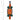 Size chart of 3 1/2" orange spiny oyster and dark turquoise southwest sterling silver pendant
