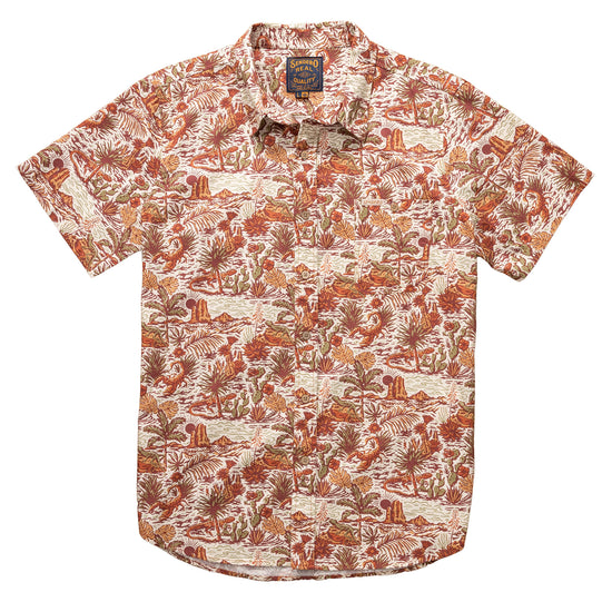 City Slicker Button Up at 6Whiskey six whisky short sleeve desert print pocket tee for men by sendero