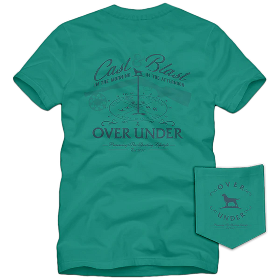 Over Under cast and blast short sleeve graphic t-shirt for men at 6Whiskey six whisky