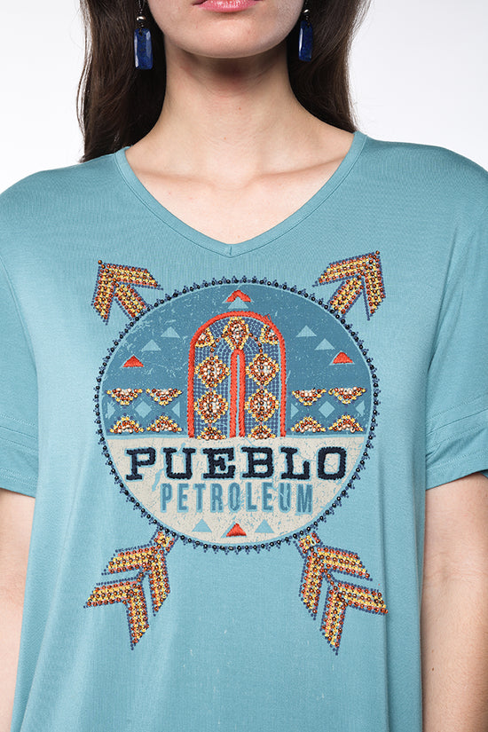 Load image into Gallery viewer, Pueblo Petroleum Top by Double D Ranch ~ T3113 dd 6 whiskey six whisky
