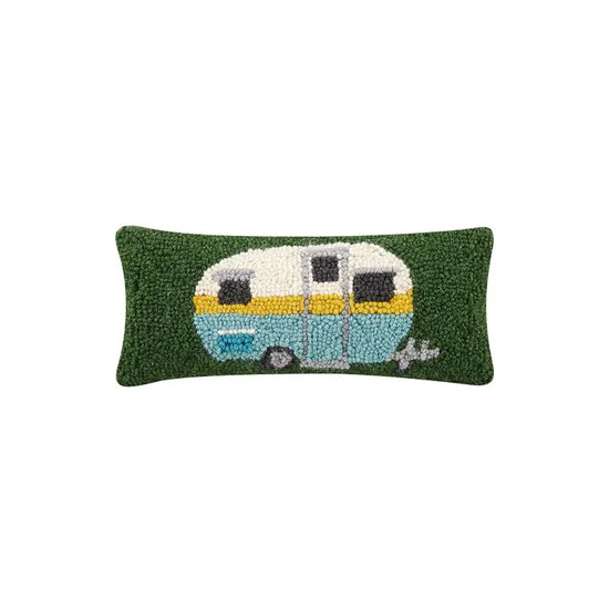 Camper Hook Pillow at 6Whiskey six whisky travel trailer small airstream 
