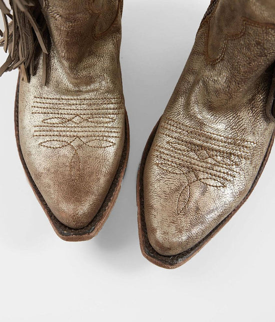 Liberty Black Ophelia Fringe Tall boots at 6Whiskey six whisky womens metallic cowboy boot