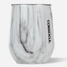 corkcicle 12 oz stemless wine tumbler at 6Whiskey six whisky snowdrift white marble with black 