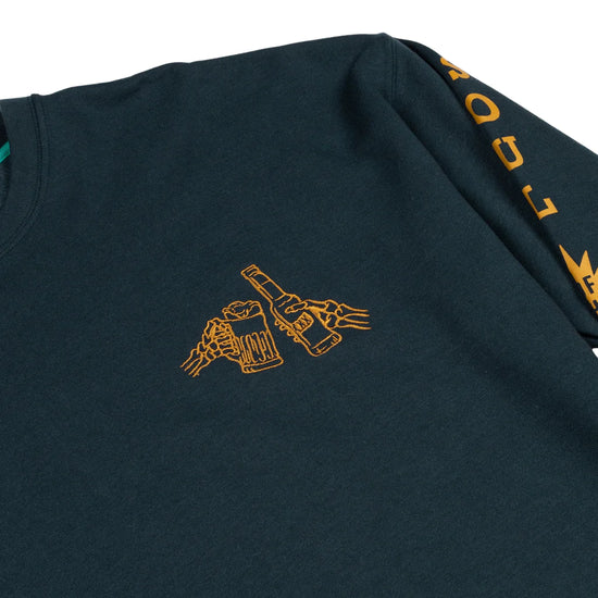 Shoot'n Hand Navy Sweatshirt by Sendero at 6Whiskey six whisky long sleeve spirit of the west soul of the wild unisex pullover embroidered chest