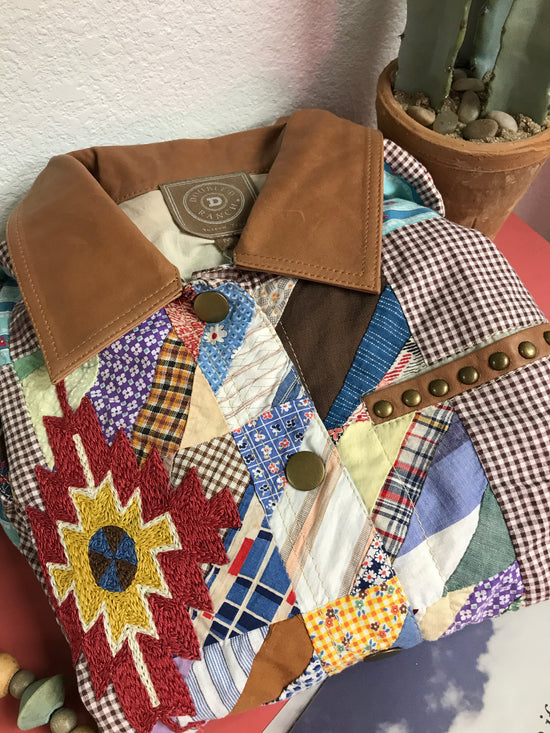 Double D Ranch Quilt Jacket ~ Bunkhouse Blanket ~ C2589