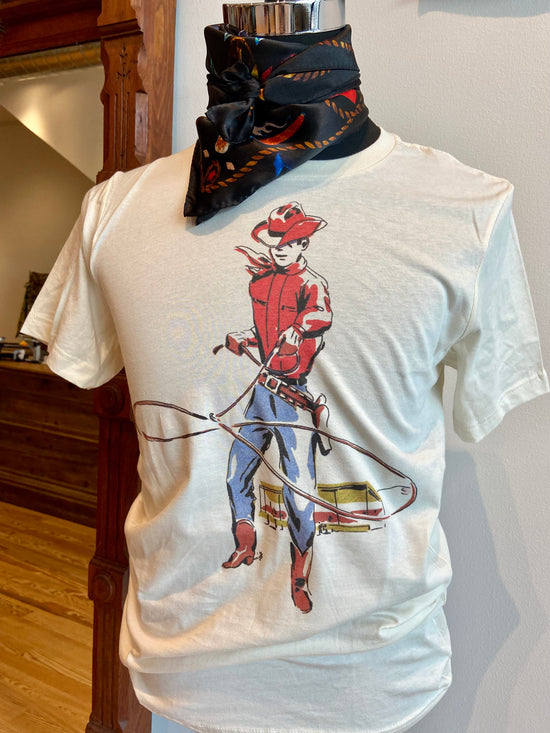 Roping Cowboy T Shirt