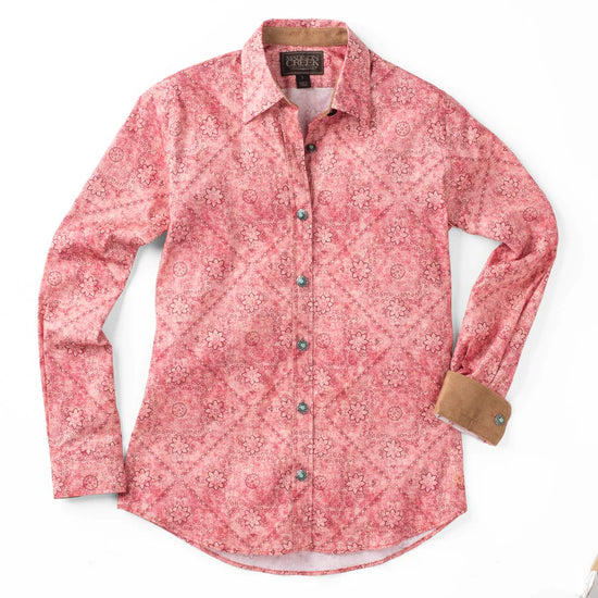 Claire Printed Button Down Shirt